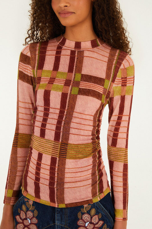 Thalita Long-Sleeve Knitted Top